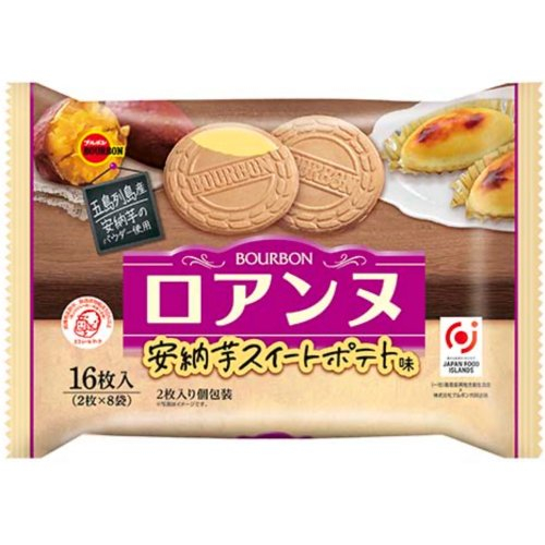 ■【季節限定】ブルボン☆ロアンヌ安納芋スイートポテト味 １６枚