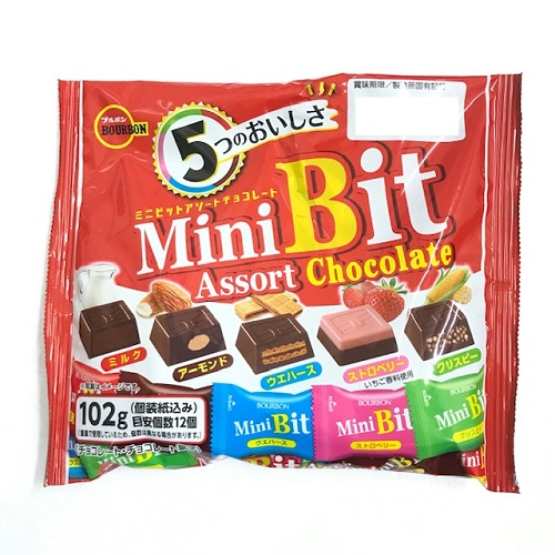ブルボン　ミニビットアソート袋 １０２ｇ