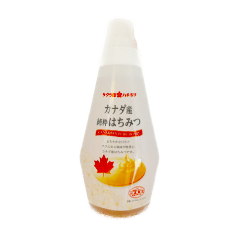 □サクラ印 カナダ産純粋はちみつ ＜２９０ｇ＞