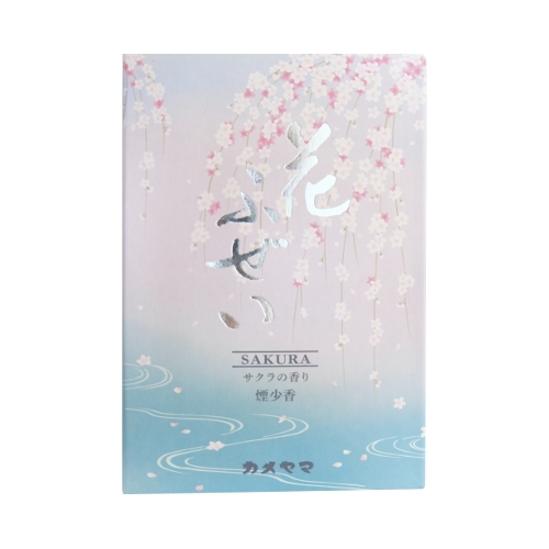 カメヤマ花ふぜい桜徳用大型　線香 約２２０ｇ