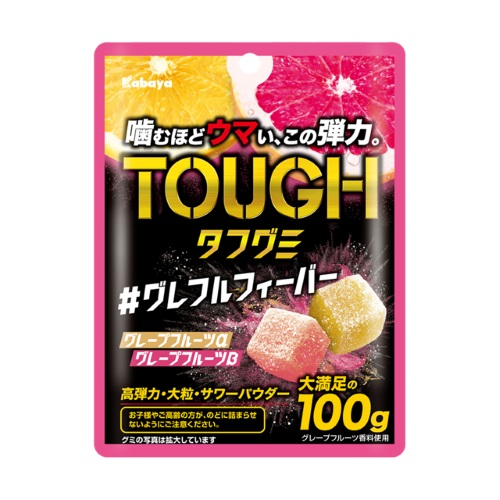 カバヤ　タフグミ　グレフルフィーバー １００ｇ