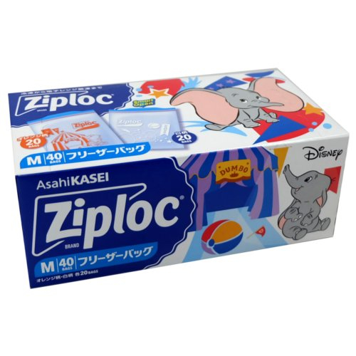 旭化成 □【数量限定】ＺＬフリーザーバッグディズニー ４０枚