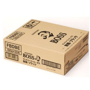 【ケース】サントリー　ボス無糖ブラック１８５&times;３０ １ケース