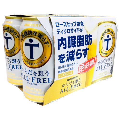 サントリー　からだを想うオールフリー６Ｐ ３５０ｘ６