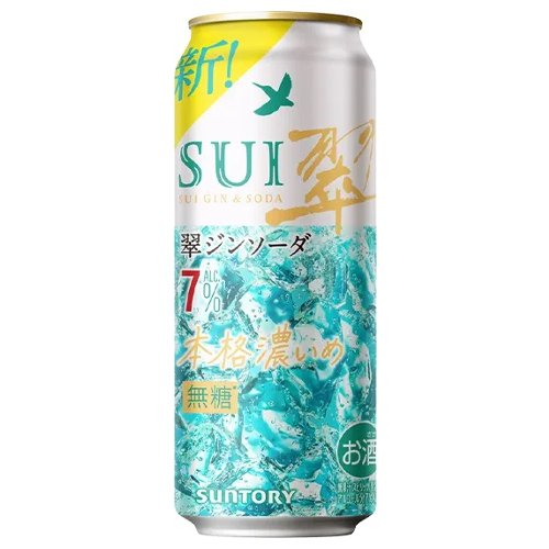 Ｓ翠ジンソーダ　本格濃いめ　ロング ５００ｍｌ