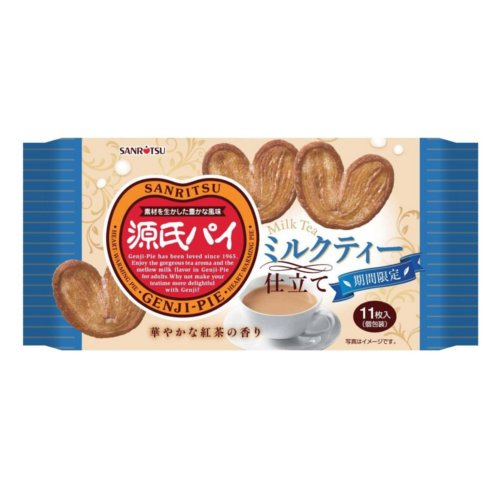 □【数量限定】三立製菓☆源氏パイ　ミルクティー仕立て １１枚