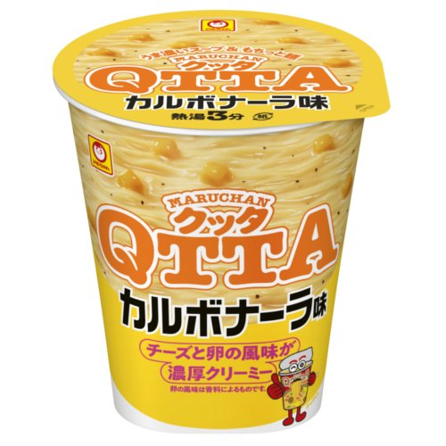 □【数量限定】マルちゃん　ＱＴＴＡカルボナーラ味 76ｇ
