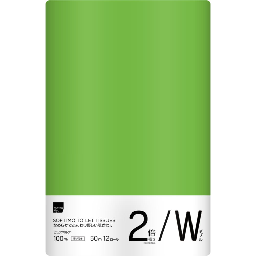 ｍｋソフティモトイレット２倍巻　Ｗ ５０ｍ　１２Ｒ