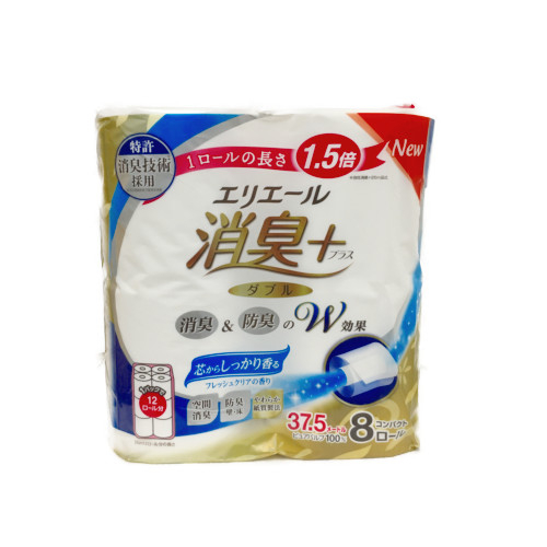 エリエール　消臭＋トイレットペーパーコンパクト ８ロール