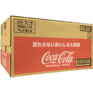 【ケース】コカ・コーラ　５００ｍｌ&times;２４本 １ケース