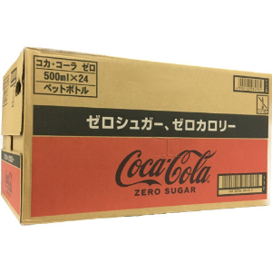 【ケース】コカ・コーラ　ゼロシュガー　５００ｍｌｘ２４本 １ケース