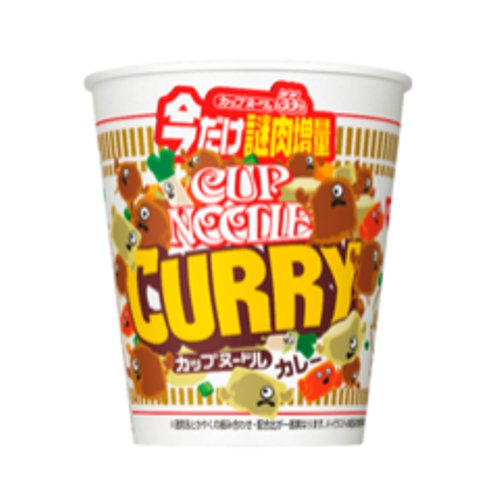 □【売切御免】日清　カップヌードルカレー　今だけ謎肉増量 ８８ｇ（めん６０ｇ）