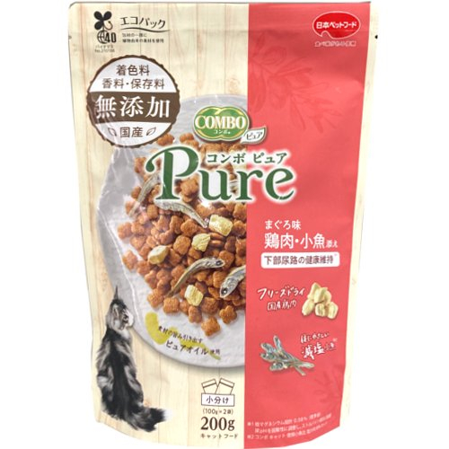 □コンボ　ねこピュア　小魚 ２００ｇ