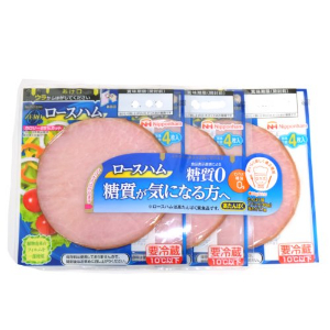 新鮮生活糖質ゼロロースハム３連 ３８ＧＸ３