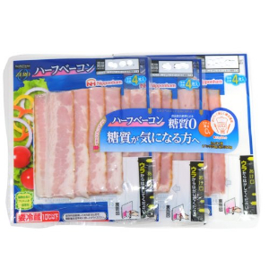 ■新鮮生活糖質ゼロベーコン３連 ９９ｇ
