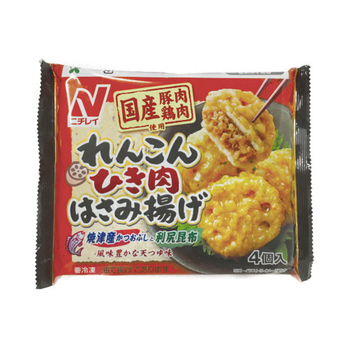 ニチレイれんこんひき肉はさみ揚げ ４コ