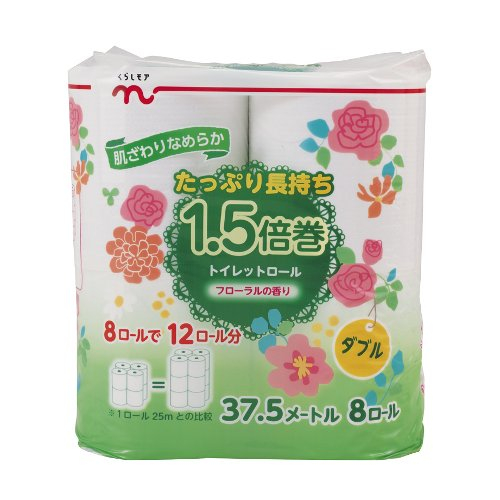 トイレットロール１．５倍巻ダブル ８Ｒ