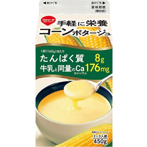 スジャータ　名古屋製酪　手軽に栄養スープ　たんぱく質が摂れるポタージュ ４５０ｇ