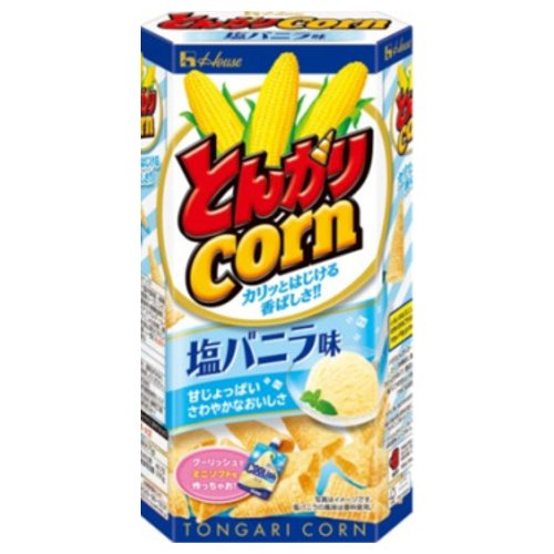 □【期間限定】ハウス☆とんがりコーン塩バニラ味 ６８ｇ