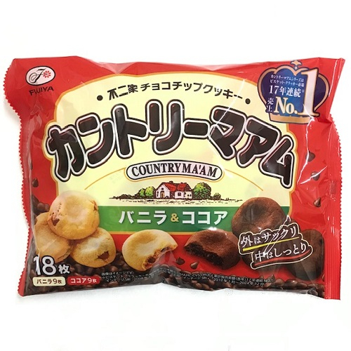 不二家カントリーマアムバニラ＆ココア １８枚