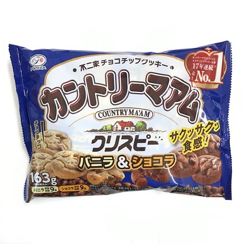 不二家カントリーマアム　クリスピー（バニラ＆ショコラ） １６３ｇ