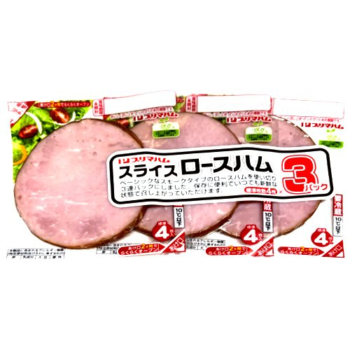 スライスロースハム３連 １０２Ｇ