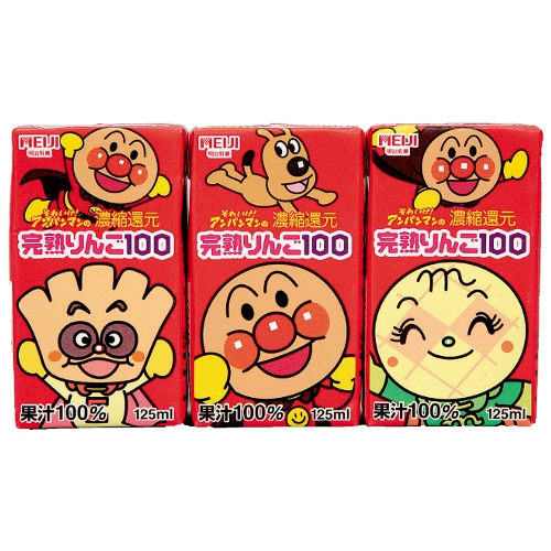 明治　アンパンマンスィートりんご　（キッズ用） ３本