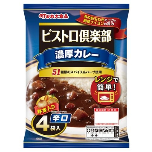 丸大食品　ビストロ倶楽部濃厚カレー辛口４Ｐ ６８０g