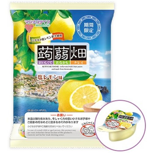 マンナンライフ　蒟蒻畑塩レモン味 １０コイリ