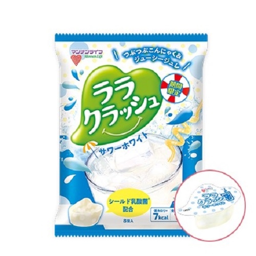 マンナン蒟蒻畑ララクラサワーホワイト味 ８コ