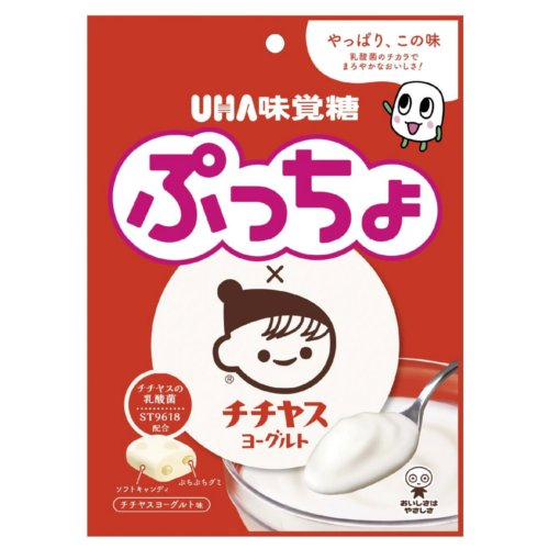 ■味覚糖☆ぷっちょ袋　チチヤスヨーグルト 62ｇ