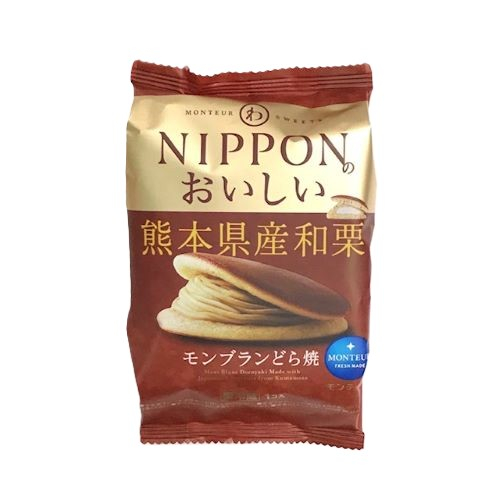 モンテール和栗・モンブランどら焼 １個