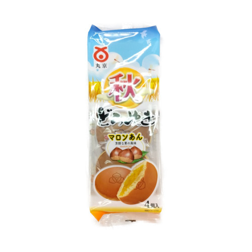 【売切れ御免】丸京秋どらやき（マロンあん） ４コイリ