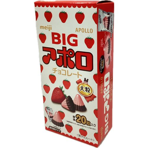 明治 □【バレンタイン】ビッグアポロ 　※欠品時は連絡なしでキャンセルとさせていただきます。 ＜１２０ｇ＞