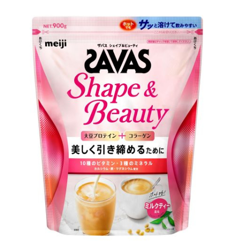 明治　ザバスシェイプ＆ビューティミルクティ大袋 ９００ｇ