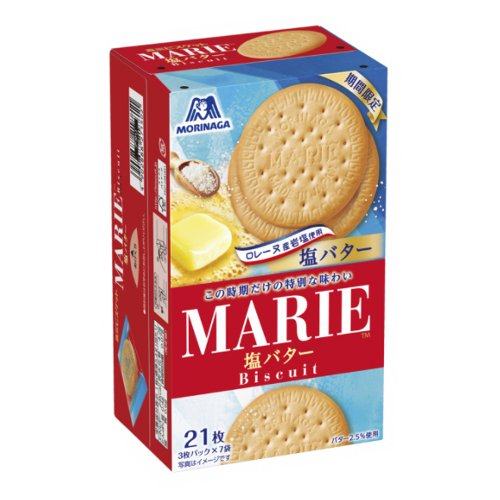 □森永☆マリー＜塩バター＞ 21枚(3枚パック×7袋)