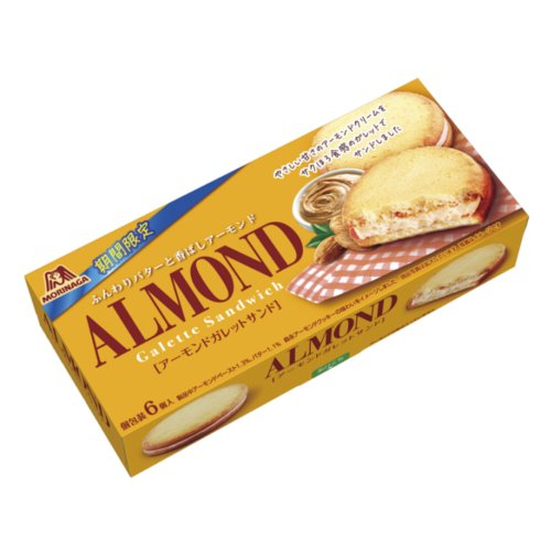 □【売切れ御免】森永☆アーモンドガレットサンド ６個