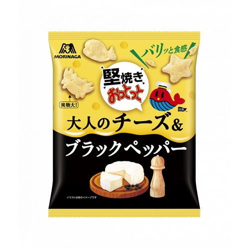 ■森永☆堅焼きおっとっと＜チーズ＆Ｂペッパー