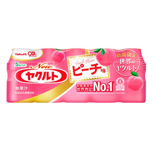 □ヤクルト　Ｎｅｗヤクルトピーチ６５ｍｌｘ５ ６５ｍｌｘ５
