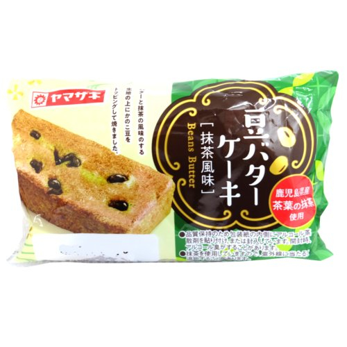 ヤマザキ　　　　　豆バターケーキ（抹茶 ◇１個