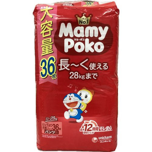 【パンツ】マミーポコパンツＢＢ３６枚ドラえもん ３６マイ