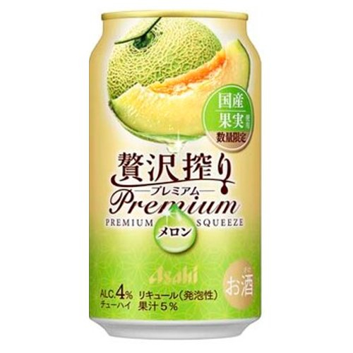 ■【売切れ御免】アサヒ　贅沢搾りプレミアム限定メロン 350ｍｌ