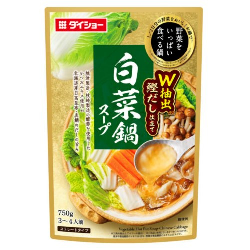 【青果コーナー】ダイショー　白菜鍋スープ パック