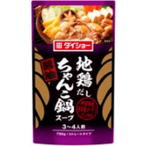 【精肉コーナー】ダイショー　地鶏だしちゃんこ鍋スープ醤油味 ◆７５０ｇ
