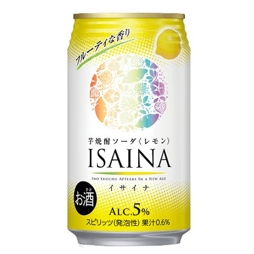 ■【数量限定】 宝酒造　ＩＳＡＩＮＡ芋焼酎ソーダレモン 350ML