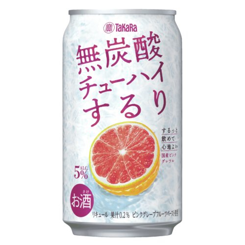 無炭酸チューハイするりピンクグレフル ３５０ｍｌ