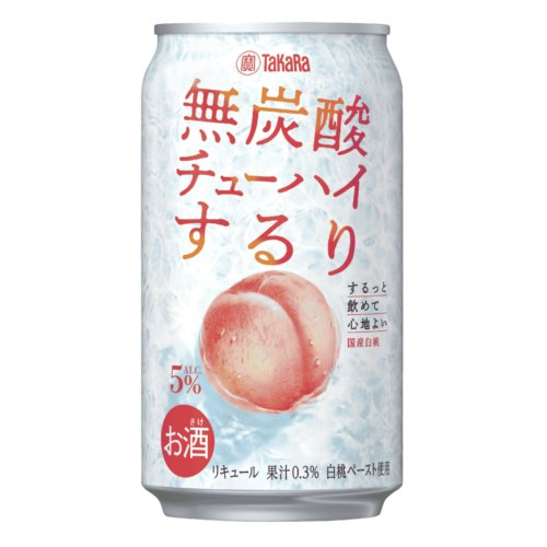無炭酸チューハイするり白桃 ３５０ｍｌ