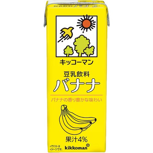 キッコーマン紀文豆乳バナナ ２００ｍｌ