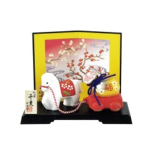 □ 干支置物午１２２