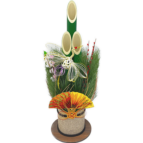 □【お正月】門松大　鶴